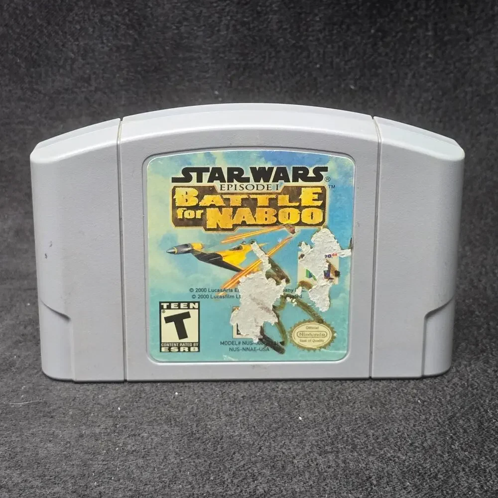 Star Wars Episode I: Battle for Naboo Nintendo Game N64 Gaming Cartridge